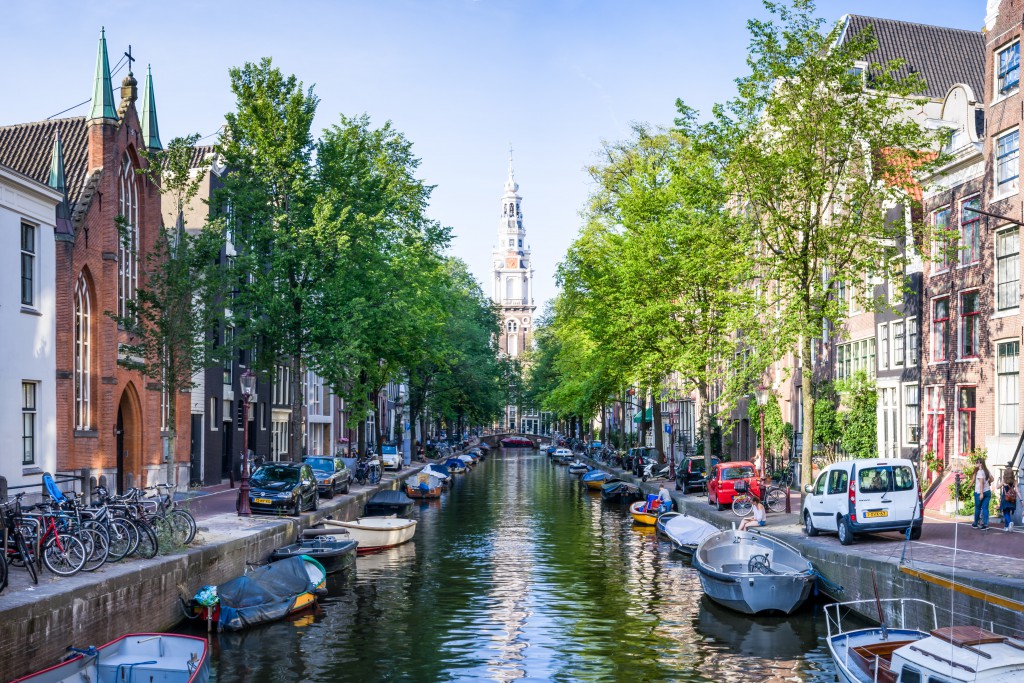 Amsterdam's famous canals