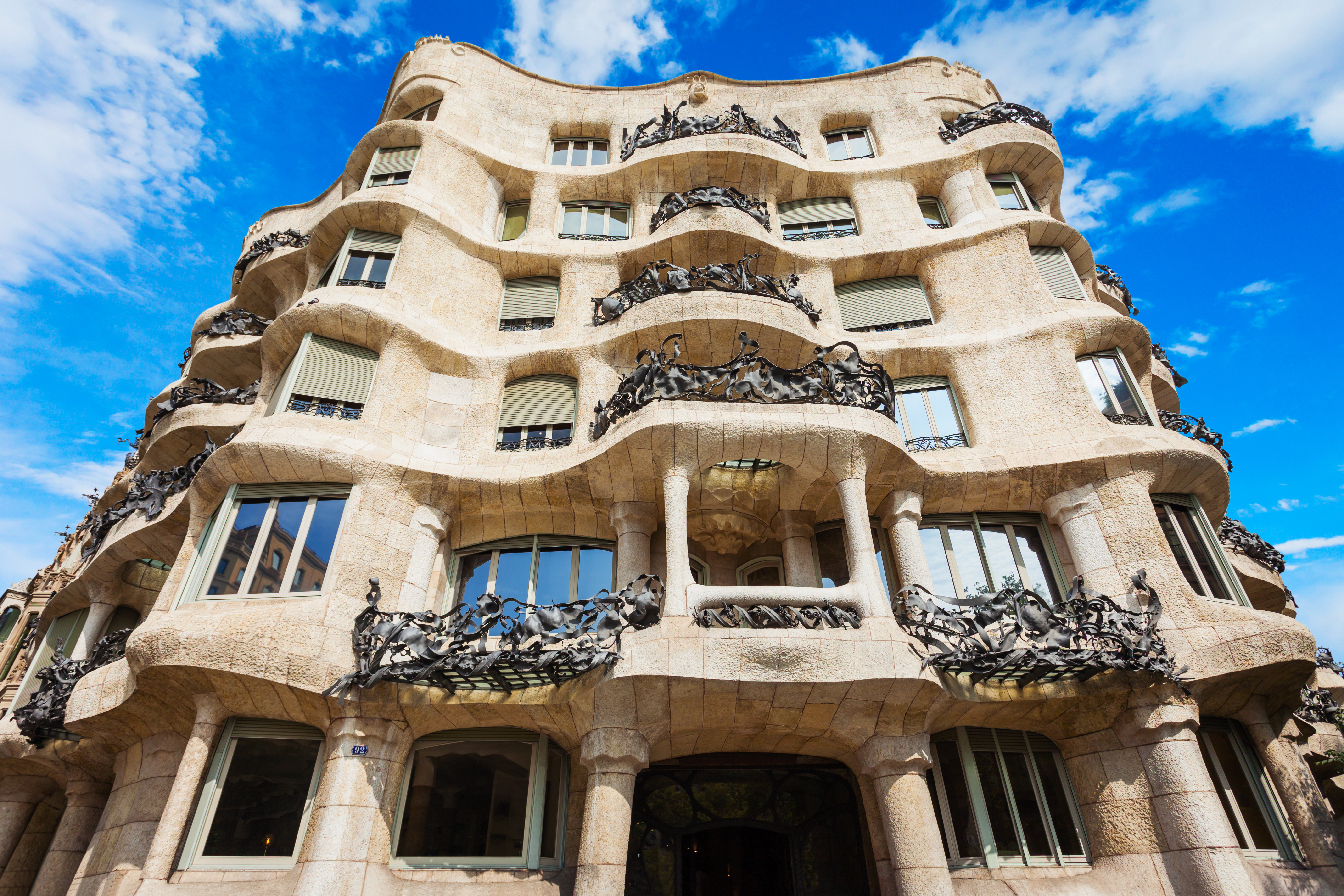  Casa Mila, designed by Antoni Gaudí